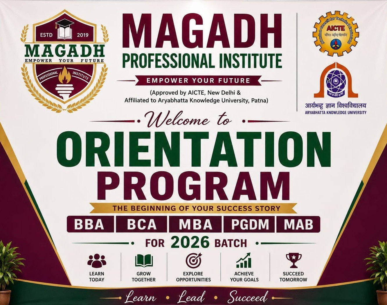 Magadh Professional Institute Orientation Program announcement for 2026